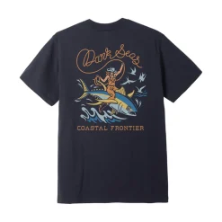 Ride'em Wet Tee Heather Navy
