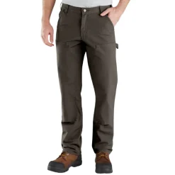 Rugged Flex Duck Relaxed Double-Front Pants Dark Coffee