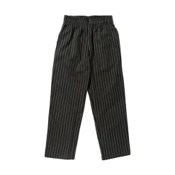 Semiwide Herringbone Stripe Pants Charcoal
