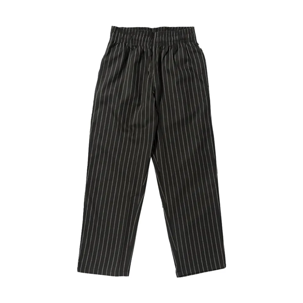Semiwide Herringbone Stripe Pants Charcoal