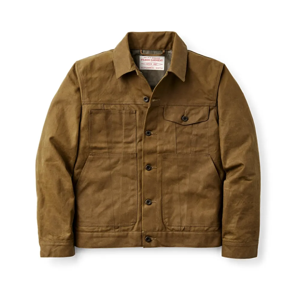Short Lined Cruiser Jacket Dark Tan