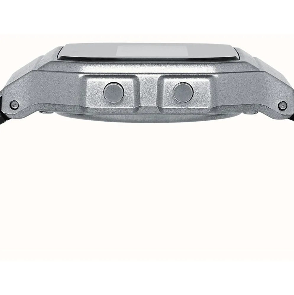Silver & Black Digital Watch