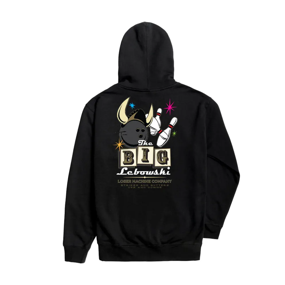 Strikes And Gutters Fleece Black