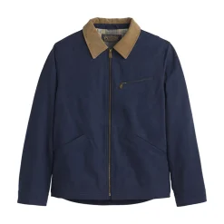 Tahoma Canvas Trucker Jacket Navy