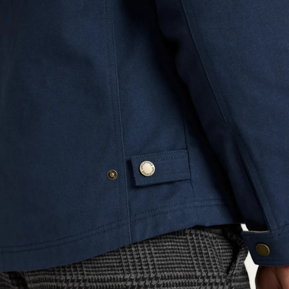 Tahoma Canvas Trucker Jacket Navy