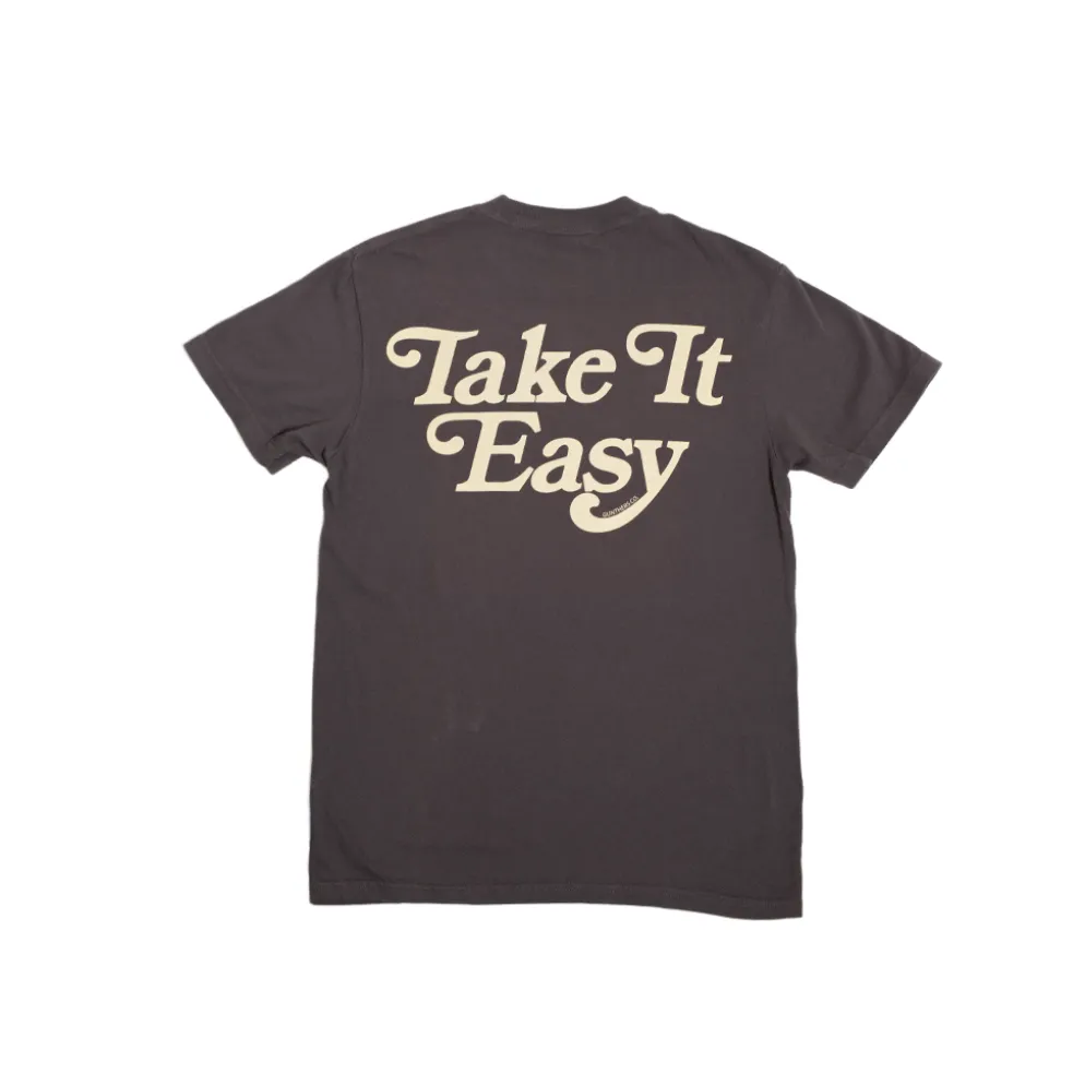 Take it Easy Tee Graphite