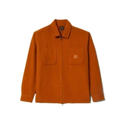 Union Zip Flannel Rustic Caramel