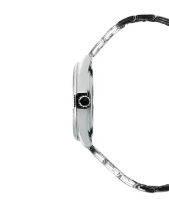 Vintage Black Dial Stainless Steel Watch