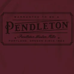 Vintage Logo Graphic Tee Maroon/Black