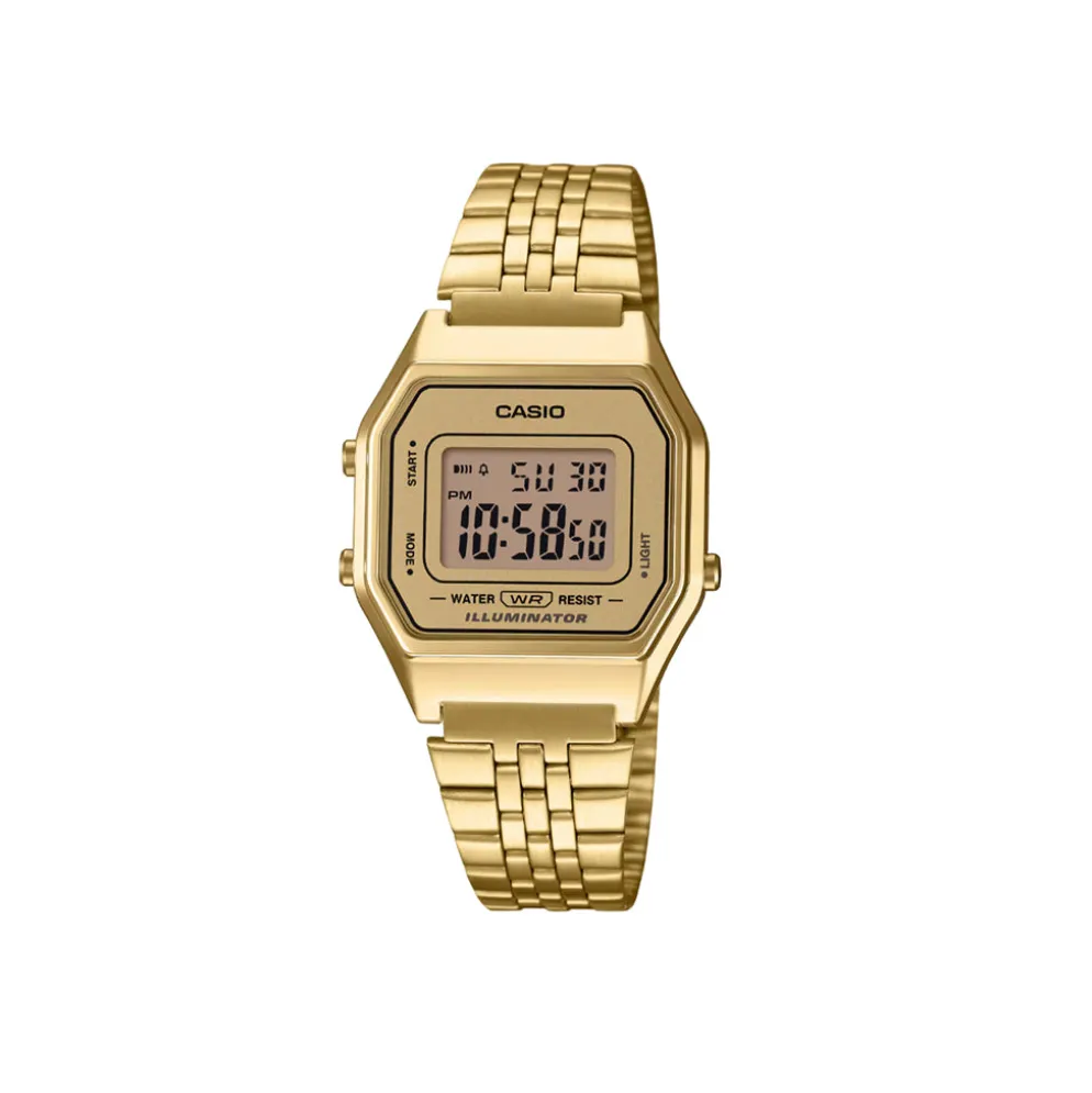 Vintage Slim Gold Metal Watch