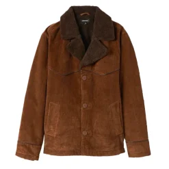 Wallace Sherpa Lined Corduroy Jacket Bison