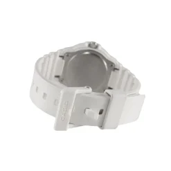White and Gold Analog Watch