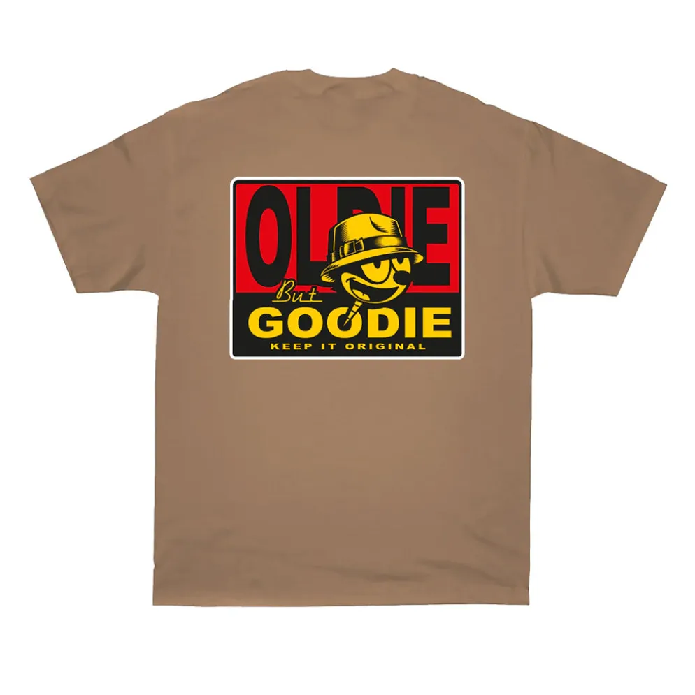 Worker Cat Tee Khaki