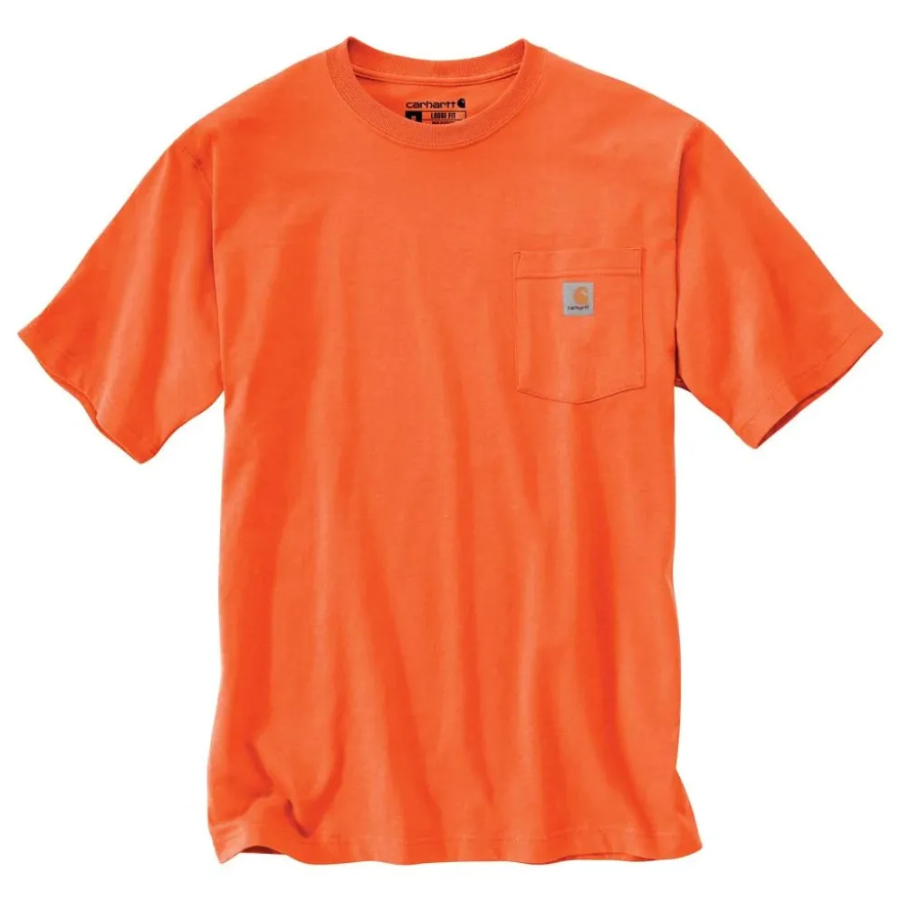Workwear SS Pocket Tee Brite Orange