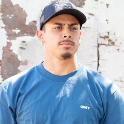 World In Flames Tee Harbor Blue