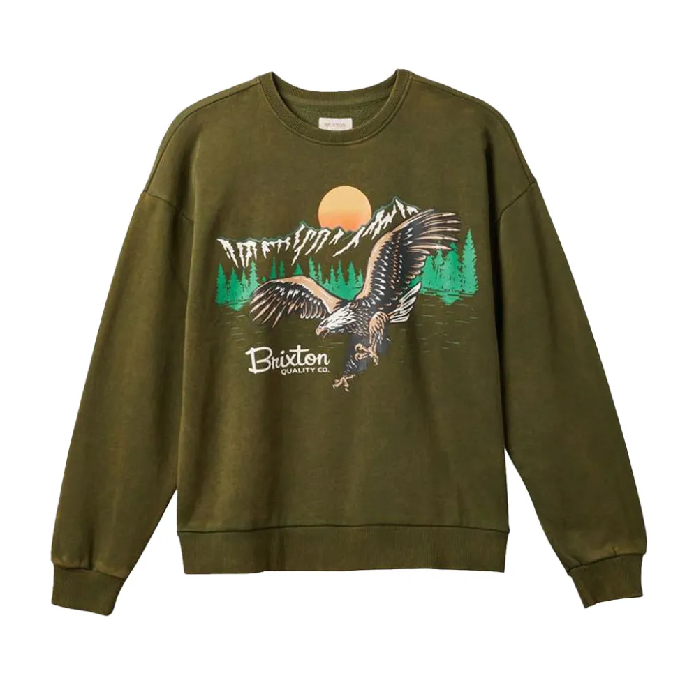 Wyoming Crewneck Chive Worn Wash